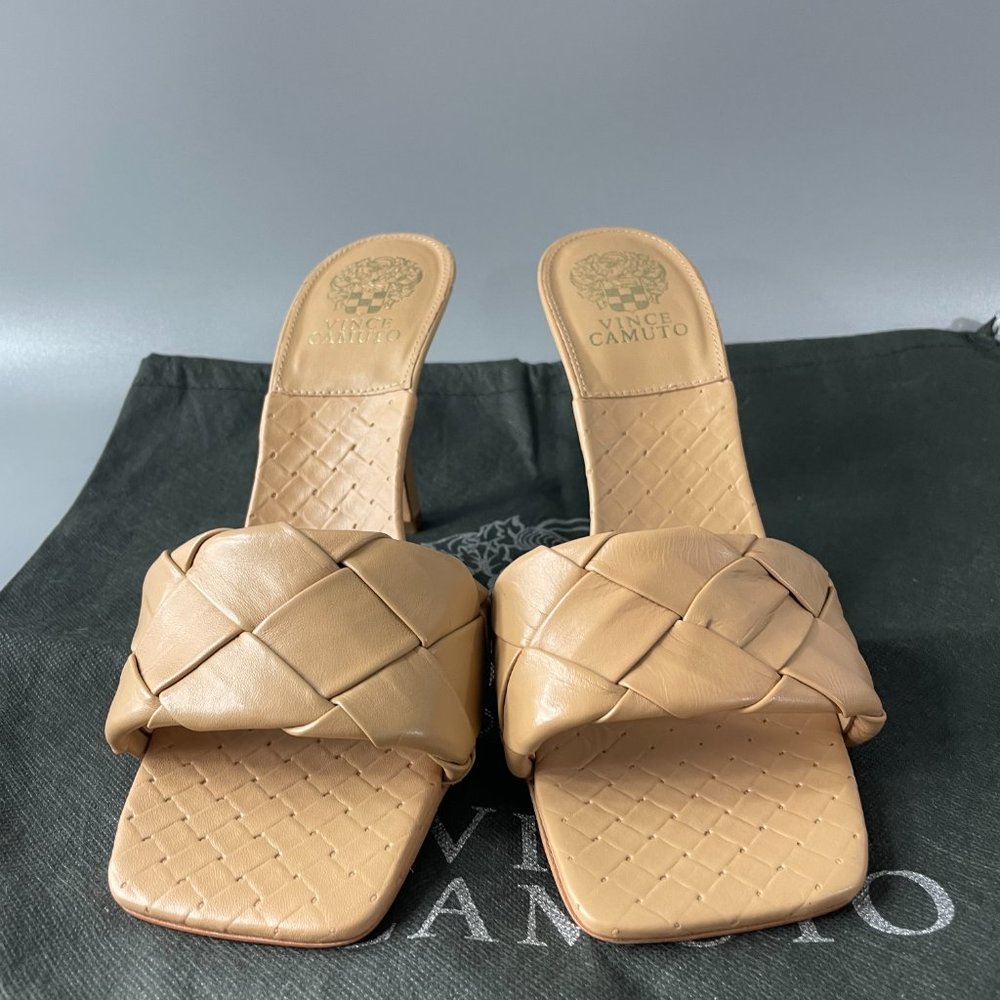 New Vince Camuto Semtera Block Heel Slide Sandal,… - image 4